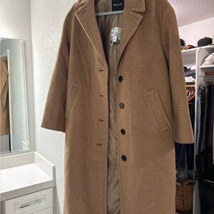 NWT Madewell Alonzo Wool Blend Coat Size S